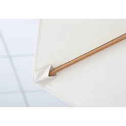 Central Park Stokparasol Sunny - D 288cm - Ecru - Kantelbaar Met Opwindmechanisme