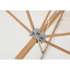 Central Park Stokparasol Sunny - D 288cm - Ecru - Kantelbaar Met Opwindmechanisme