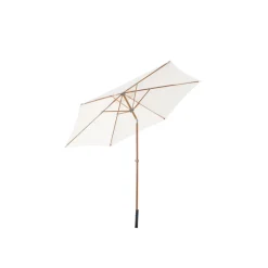Central Park Stokparasol Sunny - D 288cm - Ecru - Kantelbaar Met Opwindmechanisme