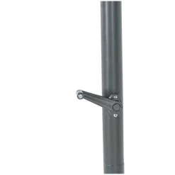 Central Park Stokparasol Sunny - D 336cm - Groen - Met Opwindmechanisme 180g/m² Aluminium Mast