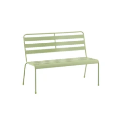 Central Park tuinbank Lily staal groen 127x63x86cm