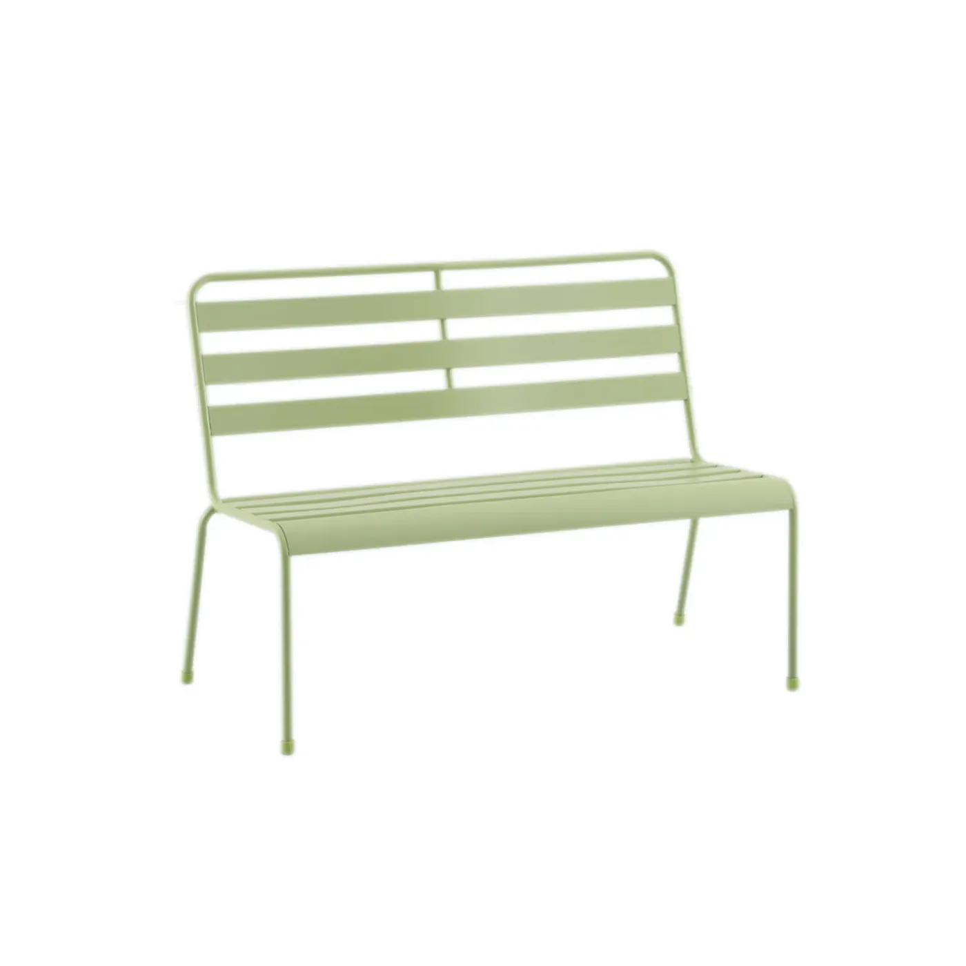 Central Park tuinbank Lily staal groen 127x63x86cm