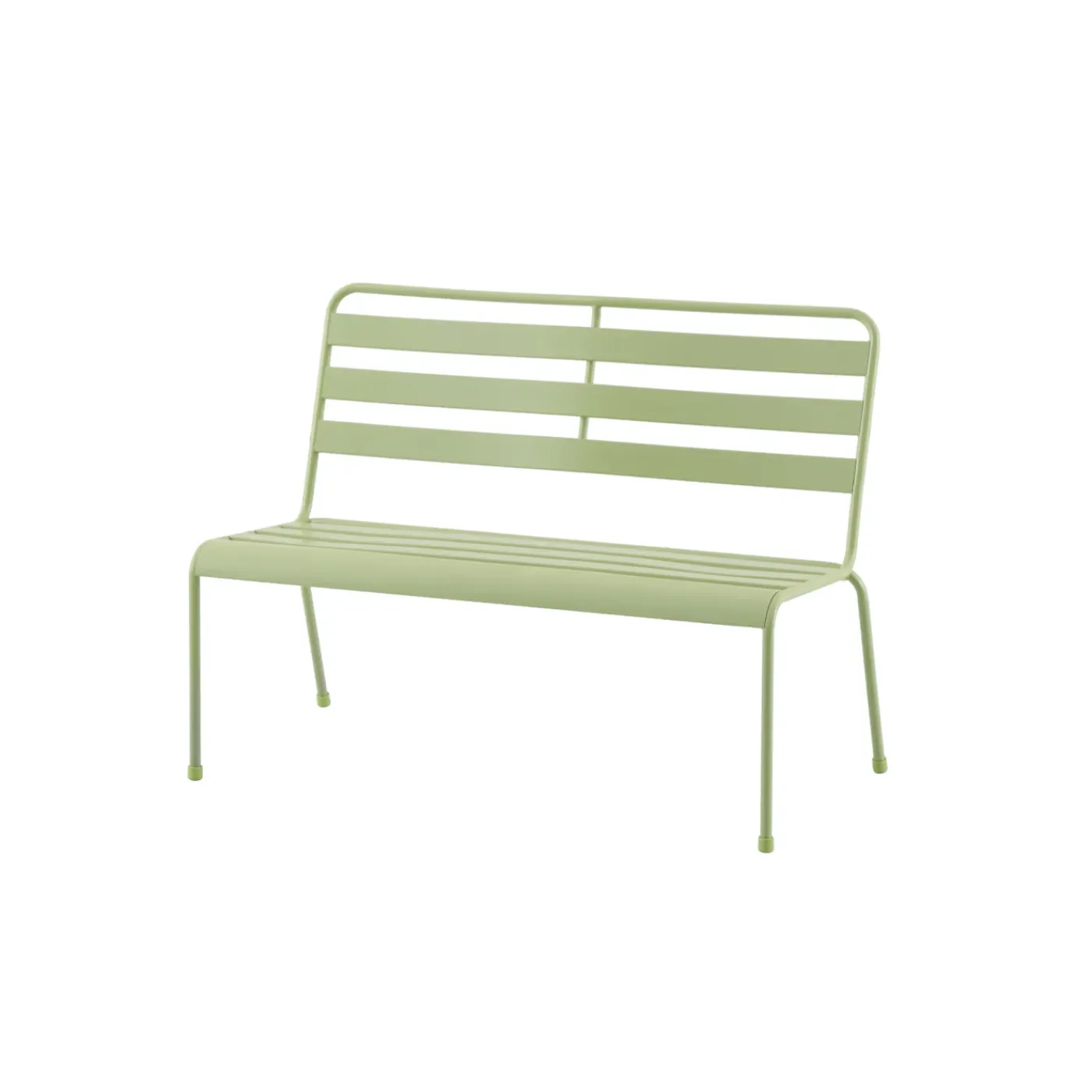 Central Park tuinbank Lily staal groen 127x63x86cm
