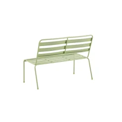 Central Park tuinbank Lily staal groen 127x63x86cm