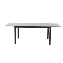 Central Park - Tuintafel - Andros - Aluminium/Glas 146x94x75cm - Uitschuifbaar (tot 219cm)