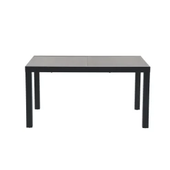 Central Park - Tuintafel - Andros - Aluminium/Glas 146x94x75cm - Uitschuifbaar (tot 219cm)