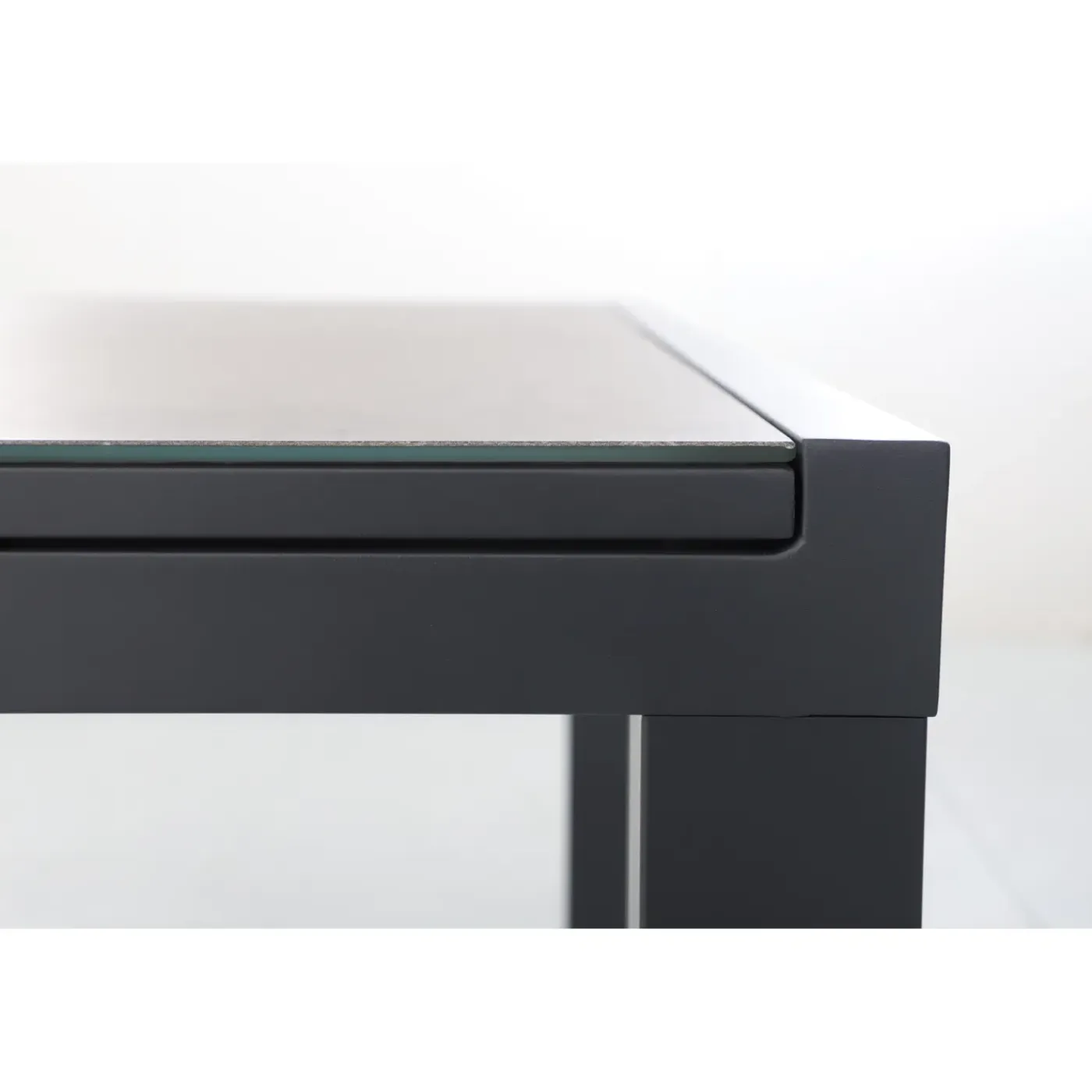 Central Park - Tuintafel - Andros - Aluminium/Glas 146x94x75cm - Uitschuifbaar (tot 219cm)