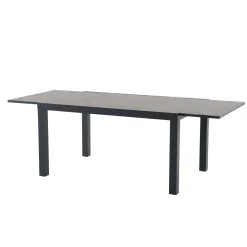 Central Park - Tuintafel - Andros - Aluminium/Glas 146x94x75cm - Uitschuifbaar (tot 219cm)