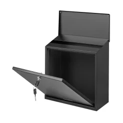 Central Park Wandbrievenbus Mailpal 500B - Staal - Zwart - 37,3x42x17,3cm