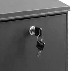 Central Park Wandbrievenbus Mailpal 500B - Staal - Zwart - 37,3x42x17,3cm