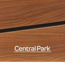 Central Park Wandbrievenbus Mailpal 900WD - Staal - Zwart-Bruin - 36,5x41x16,5cm
