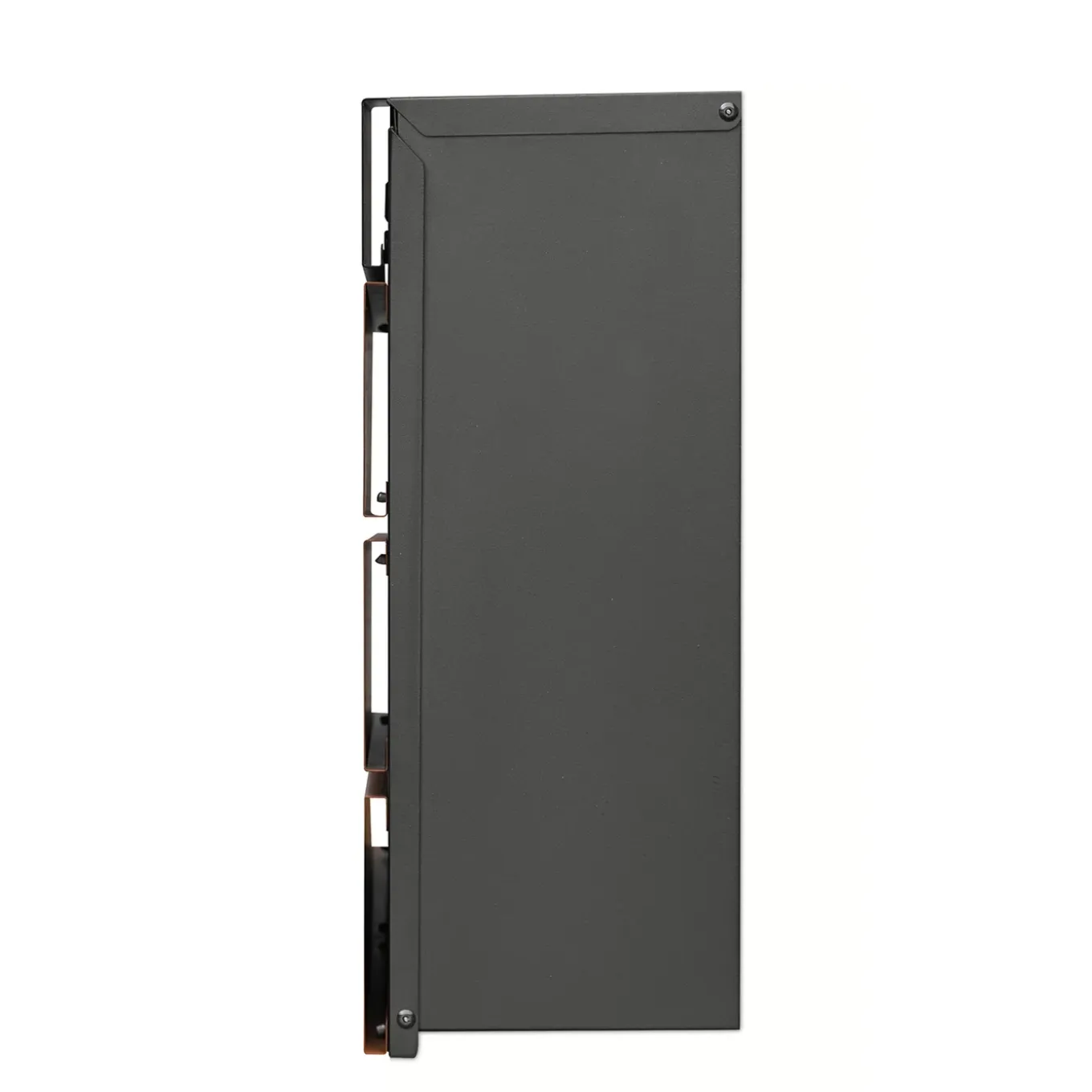 Central Park Wandbrievenbus Mailpal 900WD - Staal - Zwart-Bruin - 36,5x41x16,5cm