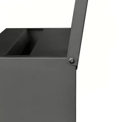 Central Park Wandbrievenbus Mailpal 900WD - Staal - Zwart-Bruin - 36,5x41x16,5cm