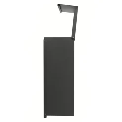 Central Park Wandbrievenbus Mailpal 901B - Staal - Zwart - 36,5x41x16,5cm