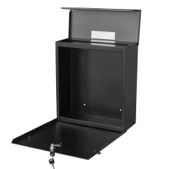 Central Park Wandbrievenbus Mailpal 901B - Staal - Zwart - 36,5x41x16,5cm