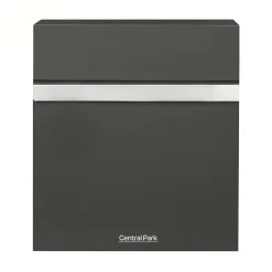 Central Park Wandbrievenbus Mailpal 901B - Staal - Zwart - 36,5x41x16,5cm