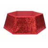 Central Park Zeshoekige Kerstboomrok - Rood - 70cm