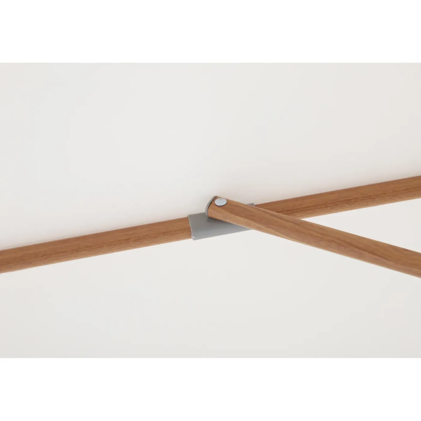 Central Park Zweefparasol Daze - D 300cm - Ecru - Met Opwindmechanisme 180g/m² - Stalen Mast