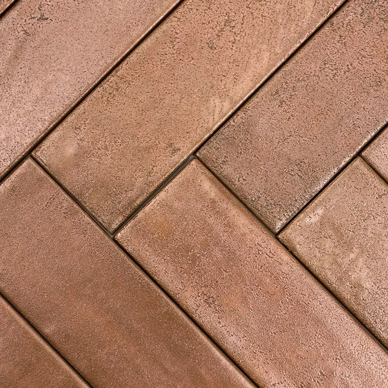 Ceramicconnection Vloer/wandtegel Oporto Koper Bruin Satijn 6 X 25 Cm 0,48 M²/d