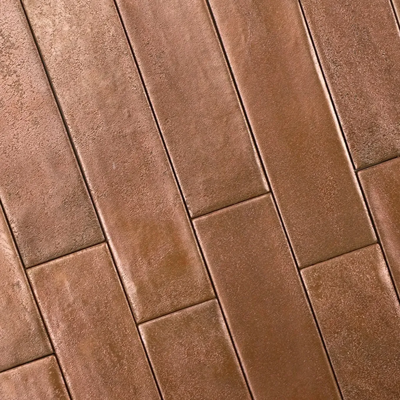 Ceramicconnection Vloer/wandtegel Oporto Koper Bruin Satijn 6 X 25 Cm 0,48 M²/d