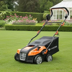 Chester - Elektrische 2-in-1 verticuteermachine-mosverwijderaar voor gazon - 1800W - 40cm