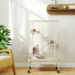 4Goodz Chinchilla En Hamsterkooi Met 4 Verdiepingen - 48x88x150 Cm