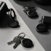 Chipolo - Bluetooth Tracker - Loop - Charcoal - 4-pack - Apple Find My & Google Find Hub - 125 Db