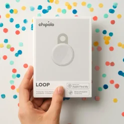 Chipolo - Bluetooth Tracker - Loop - Chalk - 1-pack - Apple Find My & Google Find Hub - 125 Db
