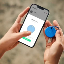 Chipolo - Bluetooth Tracker - Pop - Zwart & Wit & Rood & Blauw - 4-pack - Apple & Google - 120 Db