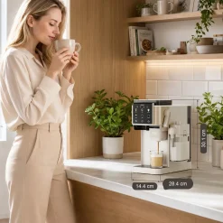 CIARRA Espressomachines - Koffiezetapparaat met Bonenmaler Melkschuimer CBSACM-D6