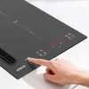 CIARRA Inductiekookplaat met Afzuiging - Plasma + Zeoliet Filtersysteem - Boost - 3365W CBBEH392B