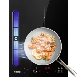 CIARRA Inductiekookplaat met Afzuiging - Plasma + Zeoliet Filtersysteem - Boost - 3365W CBBEH392B