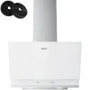 CIARRA Schuine Afzuigkap 60cm - A+++ 710 m³/u - Touch- & Gebaarbediening Glas Wit CBCW6736A
