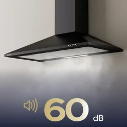 CIARRA Wandafzuigkap Afzuigkap 90 cm - A++ 406 m³/h - Recirculatie & Afvoer CBCB9201