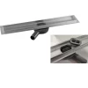 Cityline RVS Douchegoot Flex - 70 cm lengte - 360 graden draaibare uitloop - Lage inbouwdiepte