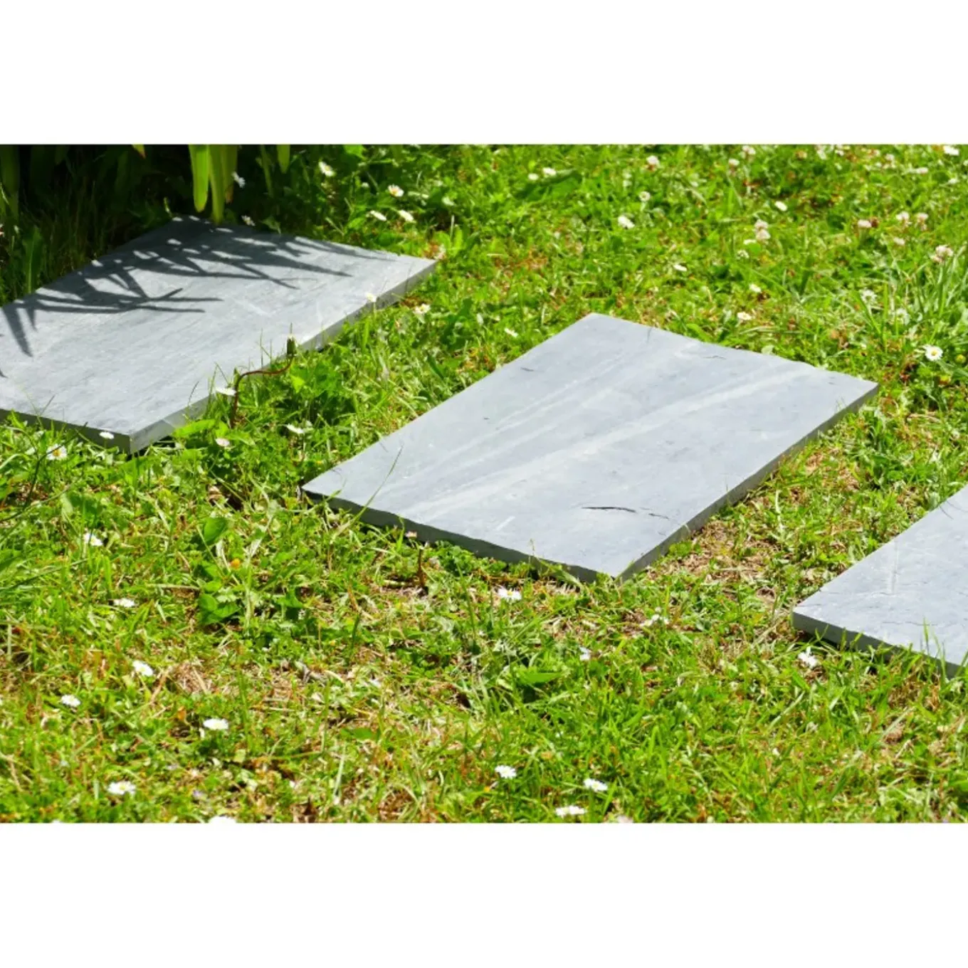 Classgarden Stapsteen In Leisteen Rechthoek 80x30 - Pak Van 12 Stuk