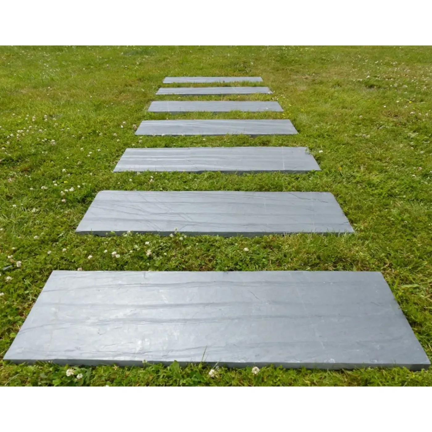 ClassGarden Stapsteen In Leisteen Rechthoek 100x30 - Pak Van 10 Stuk