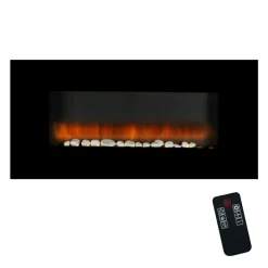 Classic Fire Electrisch 105x48x12cm Zwart