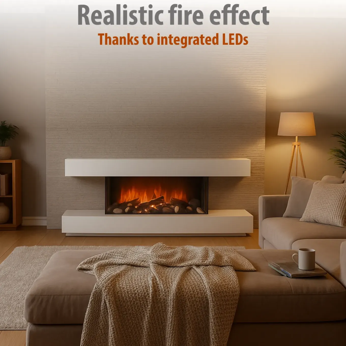 Classic Fire Sfeerhaard Elektrisch Montreal 2000w