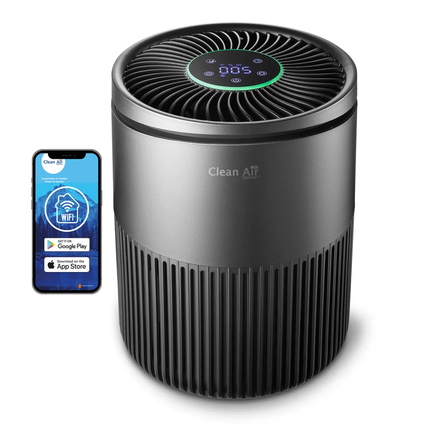 Clean Air Optima - Intelligente Luchtreiniger Ca-503t Compact Smart - Tot 30m² / 75m³