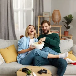 Coaxkabel Tv 1.5m - Rechte Female Naar Haakse Male - Zwart - Geschikt Voor Buiten - Handgemaakt