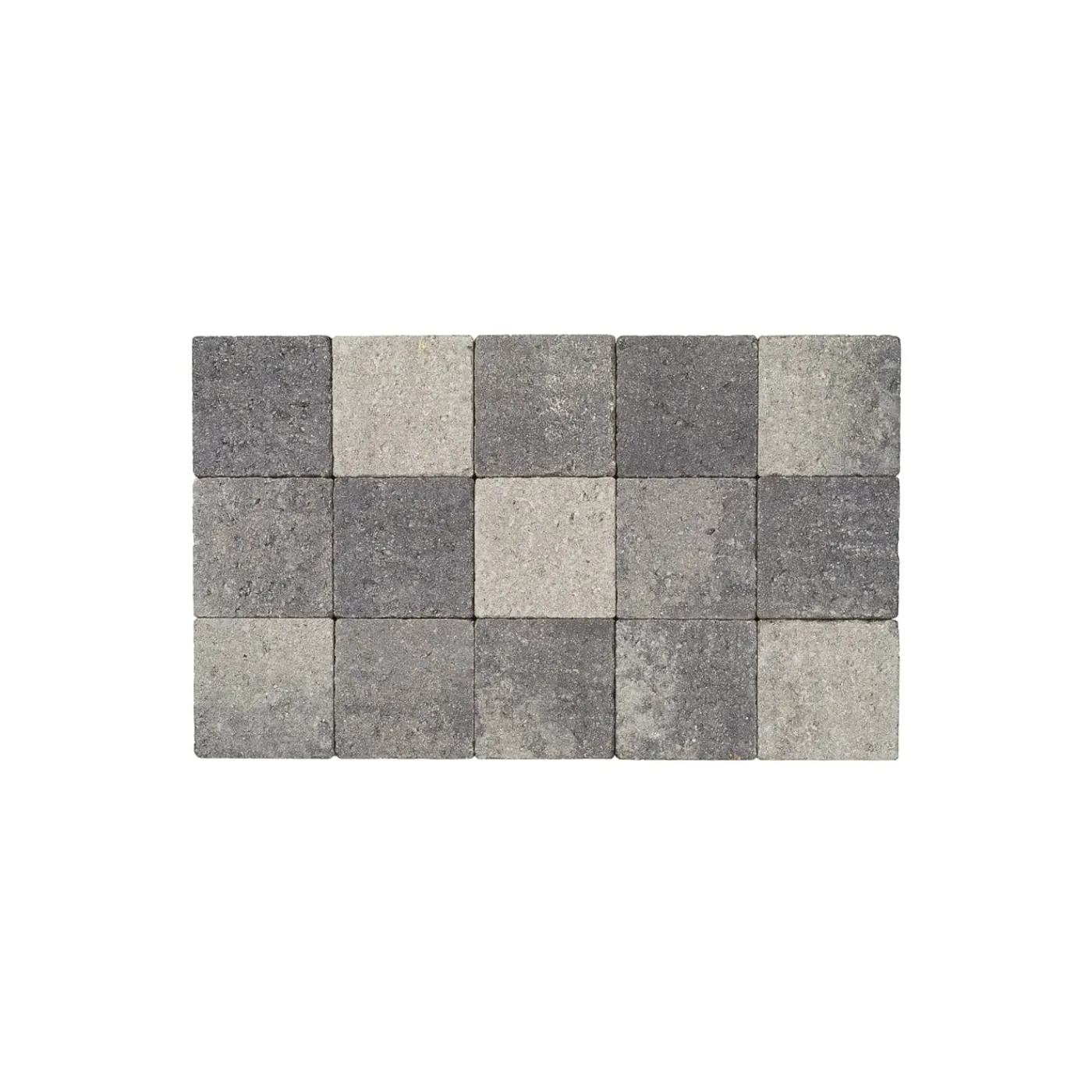 Cobo Garden Klinker - Beton Getrommeld - Grijs-Zwart - 15x15x6cm - 0,023m²