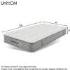 Collahausse Bed-beige-90x200 Cm-stevig Opbergruimte Met Matras