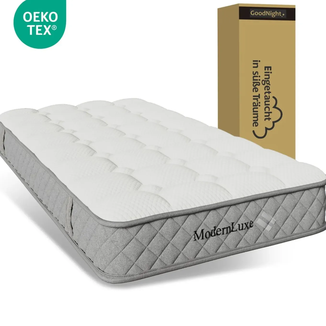 Collahausse Bed-beige-90x200 Cm-stevig Opbergruimte Met Matras