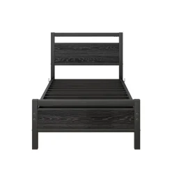 Collahausse Bedframe-zwart 90x200-stevig Lattenbodem Opbergruimte