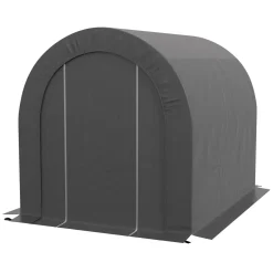 Collahausse Fietstent Opbergtent - Pe Dekzeil Metaal - 240x180x190 Cm - Donkergrijs