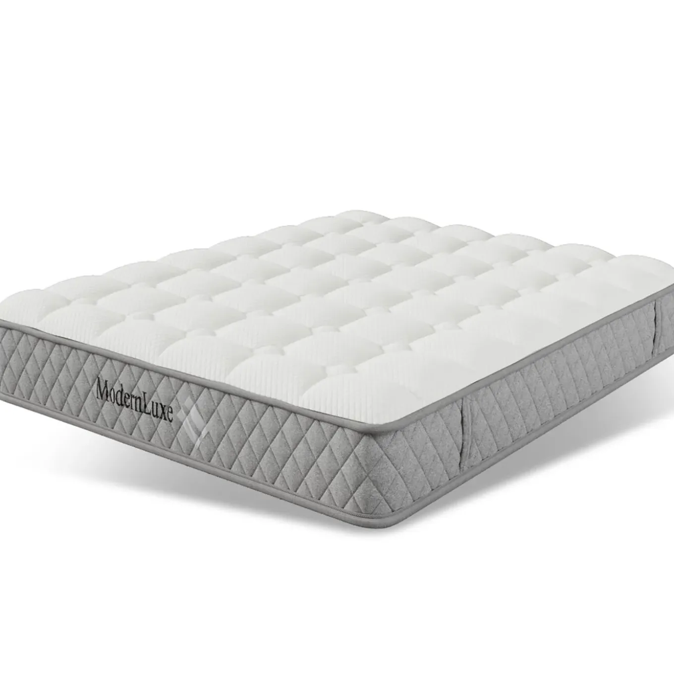 Collahausse Gestoft Bed-donkergrijs-140x200cm-met Matras Lattenbodem Hoofdbord Tweepersoonsbed