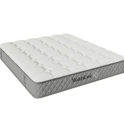 Collahausse Gestoft Bed-donkergrijs-140x200cm-met Matras Lattenbodem Hoofdbord Tweepersoonsbed