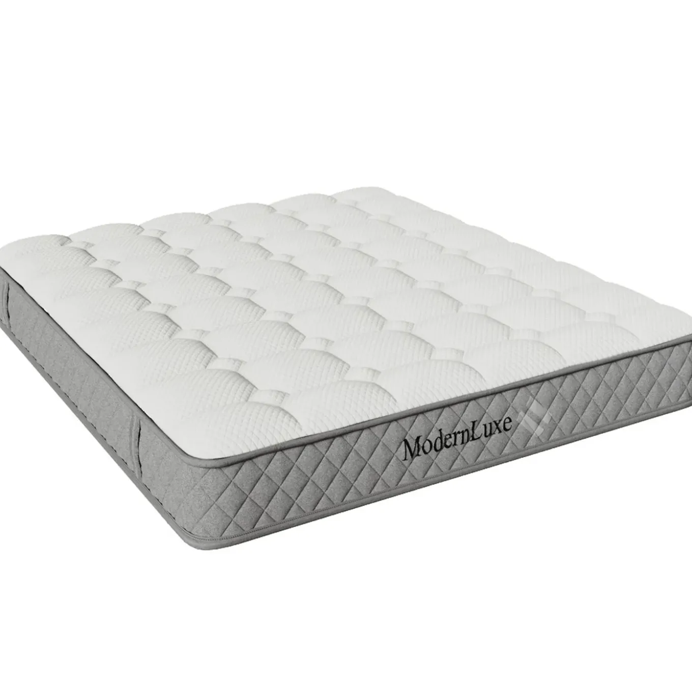 Collahausse Gestoft Bed-donkergrijs-140x200cm-met Matras Lattenbodem Hoofdbord Tweepersoonsbed