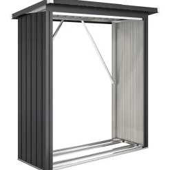 Collahausse Houtopslag - Donkergrijs - 150x66.5x150 Cm